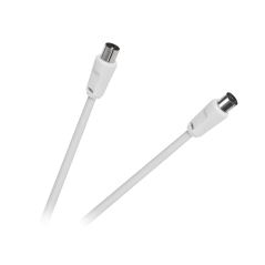 Kabel TV - VIDEO biały 5,0m