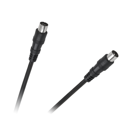 Kabel TV - VIDEO czarny 1,5m