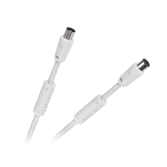 Kabel TV-Video biały z filtrami 15m