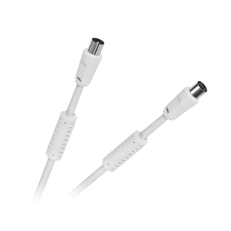 Kabel TV-Video biały z filtrami 15m
