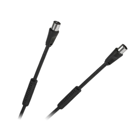 Kabel TV-Video czarny z filtrami 10m