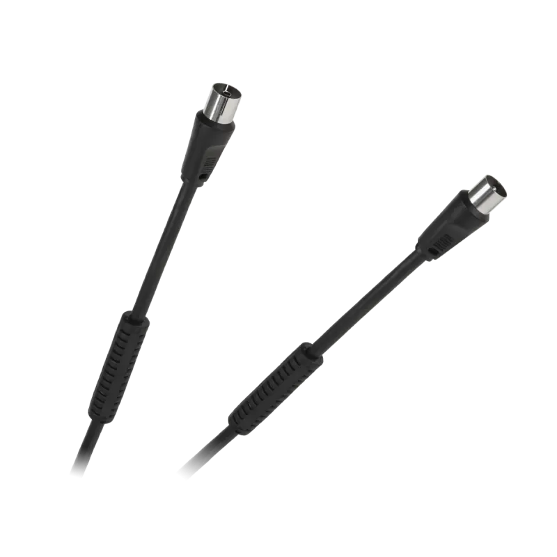 Kabel TV-Video czarny z filtrami 5m