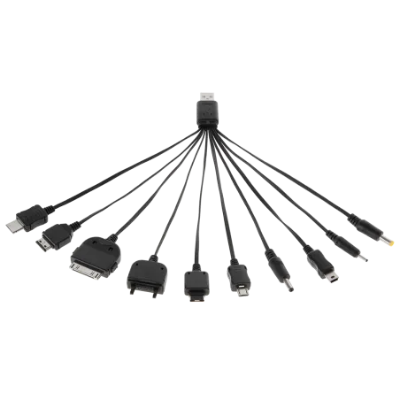 Kabel uniwersalny USB do ładowania GSM(10 typów)