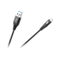 Kabel USB - Lightning REBEL 100 cm czarny Kabel USB - Lightning REBEL 100 cm czarny