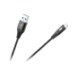 Kabel USB - Lightning REBEL 100 cm czarny Kabel USB - Lightning REBEL 100 cm czarny