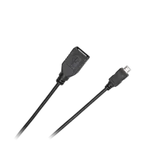 Kabel USB - micro USB gniazdo-wtyk 0.2m Standard