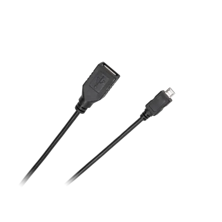 Kabel USB - micro USB gniazdo-wtyk 0.2m Standard