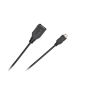 Kabel USB - micro USB gniazdo-wtyk 0.2m Standard