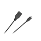 Kabel USB - micro USB gniazdo-wtyk 0.2m Standard