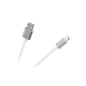 Kabel USB - micro USB M-Life nylon biały 1m