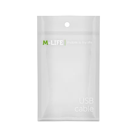 Kabel USB - micro USB M-Life nylon czarny 1m
