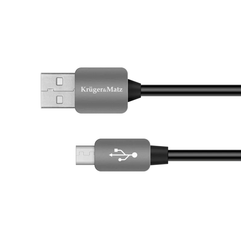 Kabel USB - micro USB wtyk-wtyk 0.2m Kruger&Matz