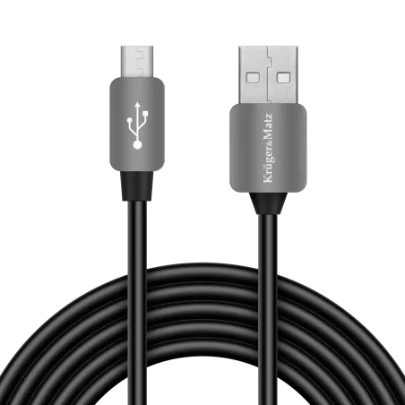 Kabel USB - micro USB wtyk-wtyk 1.0m Kruger&Matz
