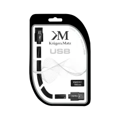 Kabel USB - micro USB wtyk-wtyk 1.8m Kruger&Matz