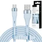 Kabel USB - microUSB 1 m silikonowy niebieski Kruger&Matz Basic Kabel USB - microUSB 1 m silikonowy niebieski Kruger&Matz Basic