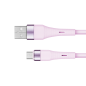 Kabel USB - microUSB 1 m silikonowy różowy Kruger&Matz Basic Kabel USB - microUSB 1 m silikonowy różowy Kruger&Matz Basic