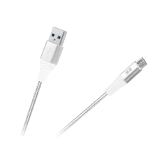 Kabel USB - USB micro REBEL 50 cm biały
