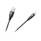 Kabel USB - USB micro REBEL 50 cm czarny