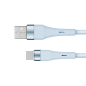 Kabel USB - USB typu C 1 m silikonowy niebieski Kruger&Matz Basic Kabel USB - USB typu C 1 m silikonowy niebieski Kruger&Matz Basic
