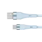 Kabel USB - USB typu C 1 m silikonowy niebieski Kruger&Matz Basic Kabel USB - USB typu C 1 m silikonowy niebieski Kruger&Matz Basic