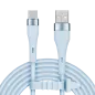 Kabel USB - USB typu C 1 m silikonowy niebieski Kruger&Matz Basic Kabel USB - USB typu C 1 m silikonowy niebieski Kruger&Matz Basic