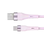 Kabel USB - USB typu C 1 m silikonowy różowy Kruger&Matz Basic Kabel USB - USB typu C 1 m silikonowy różowy Kruger&Matz Basic