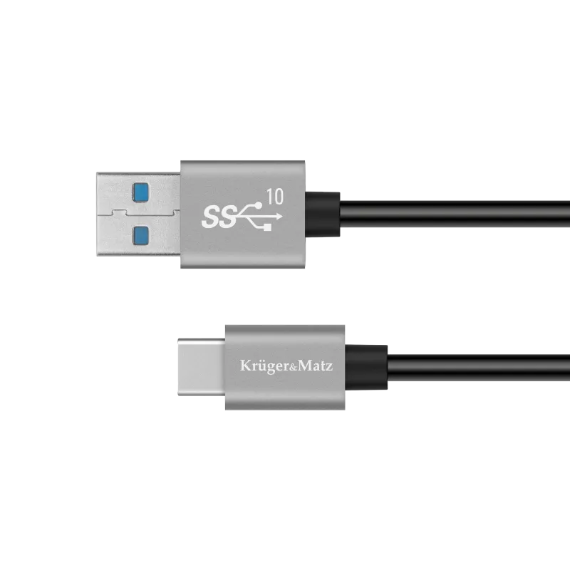 Kabel USB - USB typu C 10 Gbps 1 m Kruger&Matz Basic