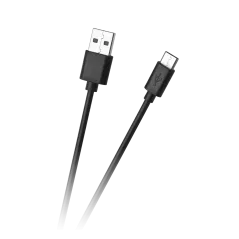 Kabel USB - USB typu C 1m Czarny