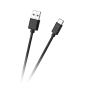 Kabel USB - USB typu C 1m Czarny Kabel USB - USB typu C 1m Czarny