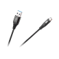 Kabel USB - USB typu C REBEL 200 cm czarny