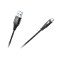 Kabel USB - USB typu C REBEL 50 cm czarny Kabel USB - USB typu C REBEL 50 cm czarny