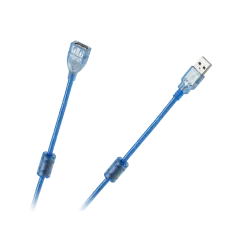 Kabel USB 2.0 Az -Am przedłużacz 5m ekran+filtr