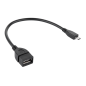 Kabel USB gniazdo A - wtyk micro USB 15cm OTG