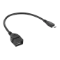 Kabel USB gniazdo A - wtyk micro USB 15cm OTG Kabel USB gniazdo A - wtyk micro USB 15cm OTG