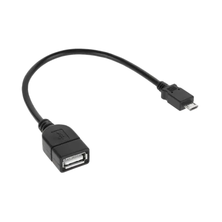 Kabel USB gniazdo A - wtyk micro USB 20cm