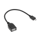 Kabel USB gniazdo A - wtyk micro USB 20cm Kabel USB gniazdo A - wtyk micro USB 20cm