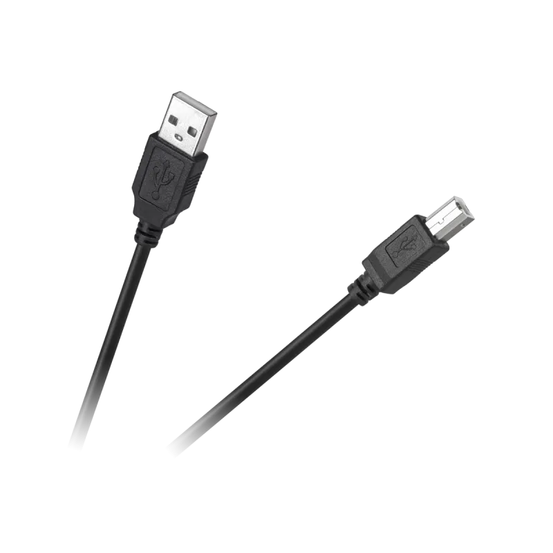 Kabel USB komputer-drukarka 1,8m czarny