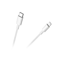 Kabel USB typu C - Lightning REBEL 100 cm biały