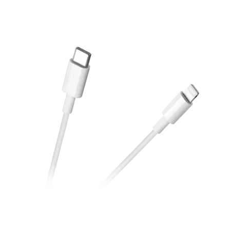Kabel USB typu C - Lightning REBEL 100 cm biały