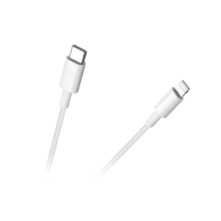 Kabel USB typu C - Lightning REBEL 100 cm biały Kabel USB typu C - Lightning REBEL 100 cm biały