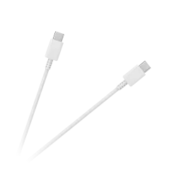 Kabel USB typu C - USB typu C 100 cm biały
