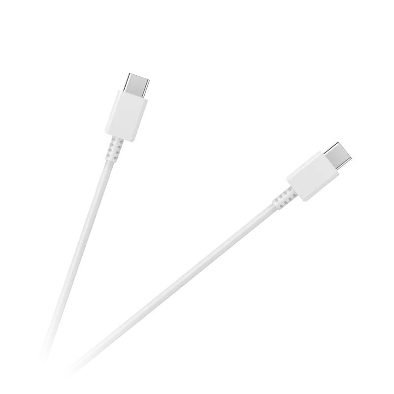 Kabel USB typu C - USB typu C 100 cm biały Kabel USB typu C - USB typu C 100 cm biały