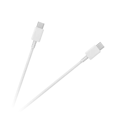 Kabel USB typu C - USB typu C 100 cm biały