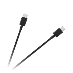 Kabel USB typu C - USB typu C 100 cm czarny