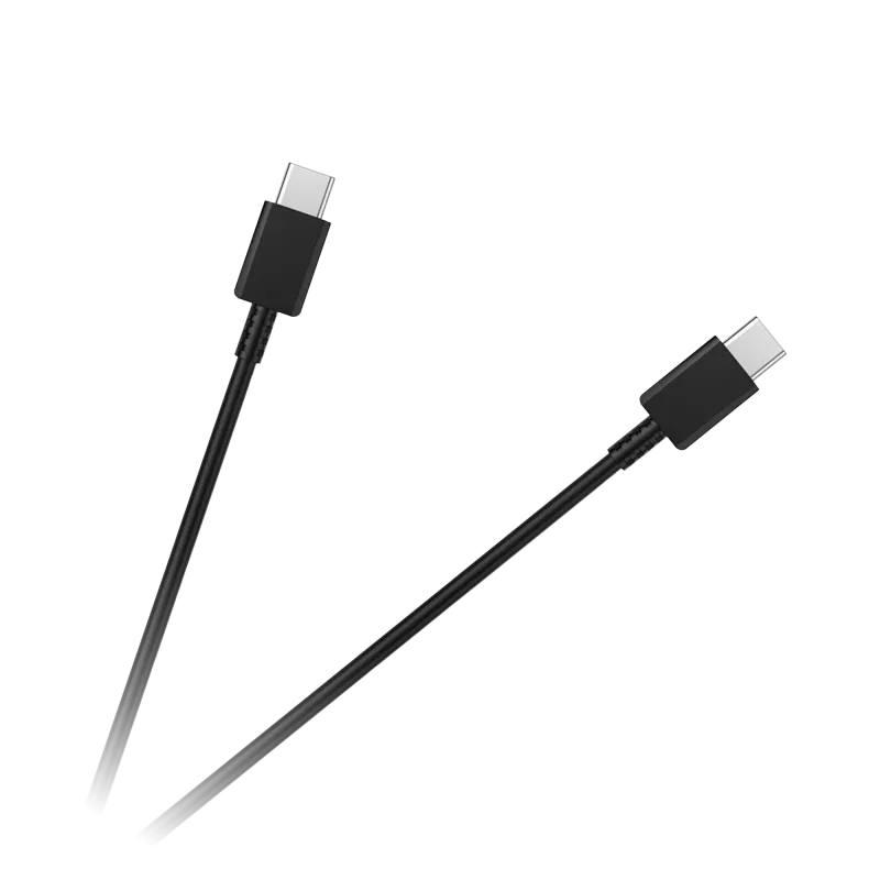 Kabel USB typu C - USB typu C 100 cm czarny Kabel USB typu C - USB typu C 100 cm czarny