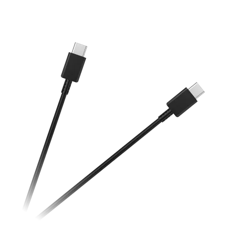 Kabel USB typu C - USB typu C 100 cm czarny