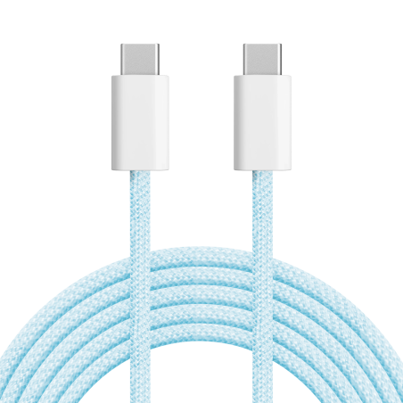 Kabel USB typu C - USB typu C 100 W 1 m niebieski Kruger&Matz Basic