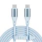 Kabel USB typu C - USB typu C 100 W 1 m silikonowy niebieski Kruger&Matz Basic Kabel USB typu C - USB typu C 100 W 1 m silikonowy niebieski Kruger&Matz Basic