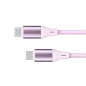 Kabel USB typu C - USB typu C 100 W 1 m silikonowy różowy Kruger&Matz Basic Kabel USB typu C - USB typu C 100 W 1 m silikonowy różowy Kruger&Matz Basic