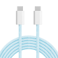 Kabel USB typu C - USB typu C 100 W 1,5 m niebieski Kruger&Matz Basic Kabel USB typu C - USB typu C 100 W 1,5 m niebieski Kruger&Matz Basic